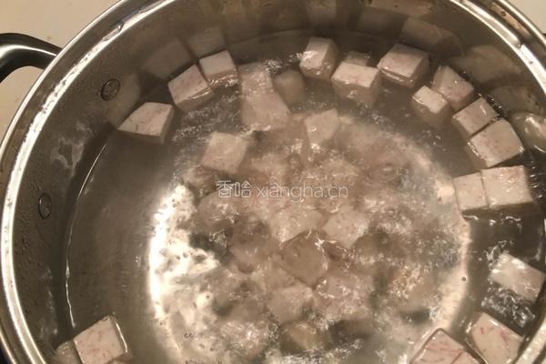 椰汁香芋西米露的做法图解7