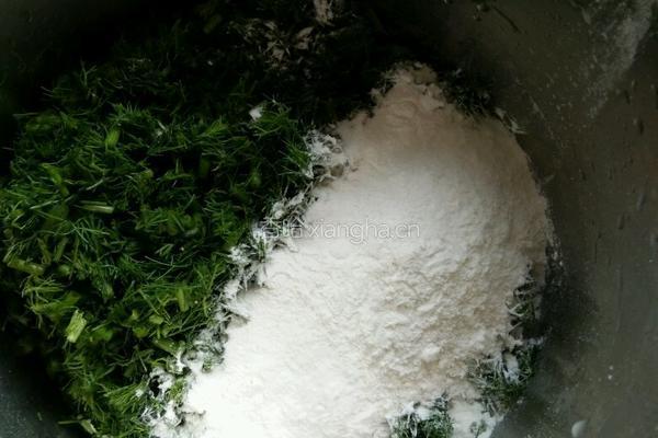 茴香鸡蛋饼的做法图解4