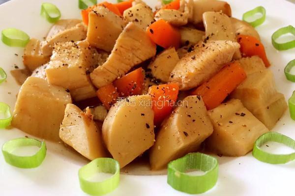 鸡肉炖杏鲍菇的做法图解5
