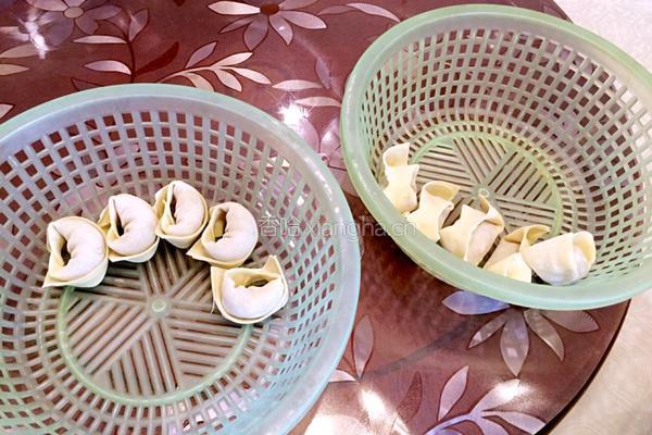 香菇包菜馄饨的做法图解5