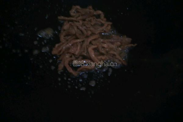 荤素搭炒三丝的做法图解4