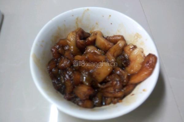 豆角鸡脯肉的做法图解4