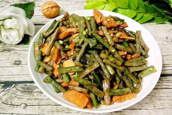 豆角鸡脯肉的做法图解16
