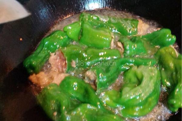 青椒塞肉的做法图解5