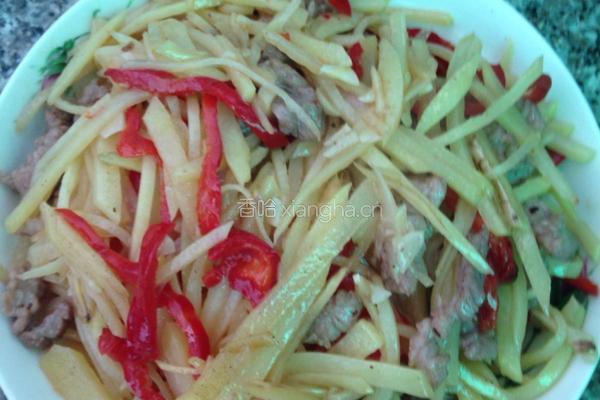 土豆丝炒瘦肉的做法图解10