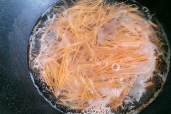 凉拌胡萝卜土豆丝的做法图解5