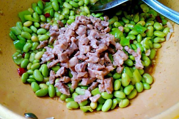 毛豆米肉丁的做法图解13