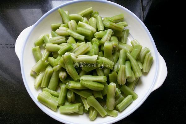 豆豉烧四季豆的做法图解4