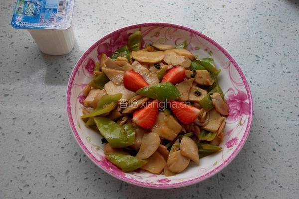 青椒杏鲍菇的做法图解10