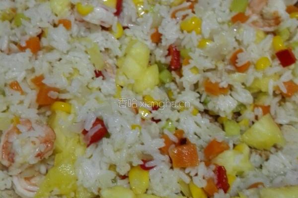 菠萝（凤梨）炒饭的做法图解8