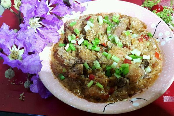 小米碎蒸排骨的做法图解13