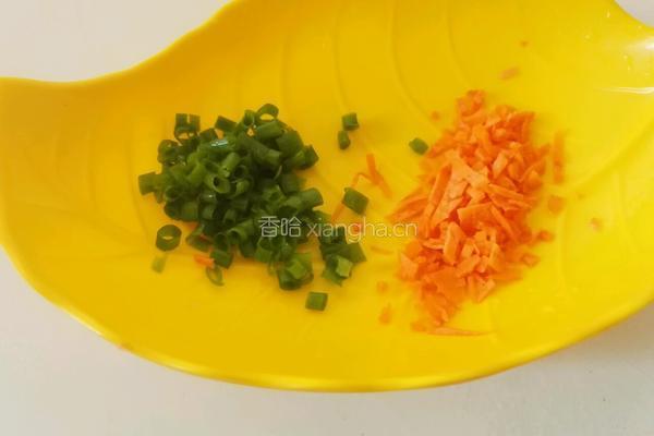 香葱胡萝卜鸡蛋羹的做法图解4