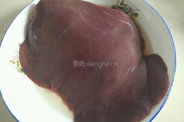 溜肝尖的做法图解1