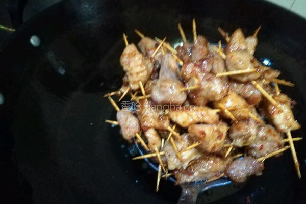 孜然牙签肉的做法图解6