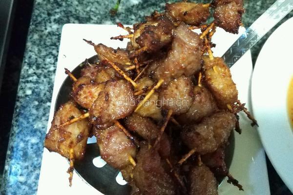 孜然牙签肉的做法图解7