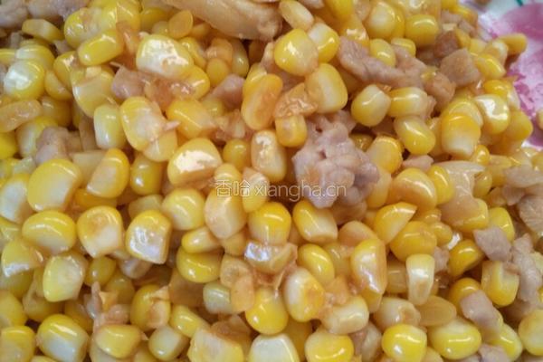 肉丁炒玉米的做法图解9