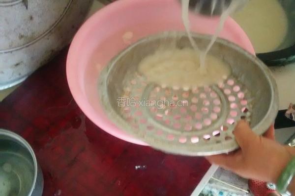 陕西浆水鱼鱼 搅团的做法图解7