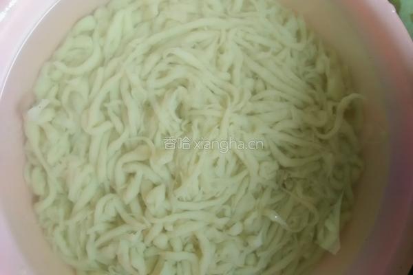 陕西浆水鱼鱼 搅团的做法图解11