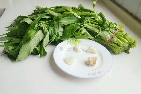 蒜蓉空心菜的做法图解1