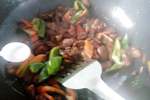 双椒炒鸡心的做法图解11