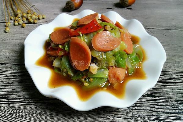 爆炒火腿圆白菜的做法图解12