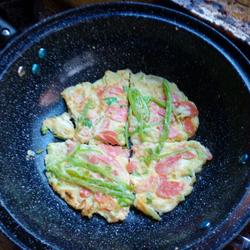 青椒鸡蛋饼的做法[图]