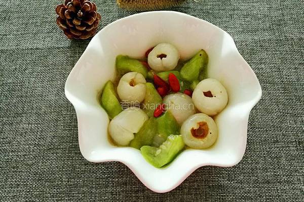 丝瓜炒荔枝的做法图解7