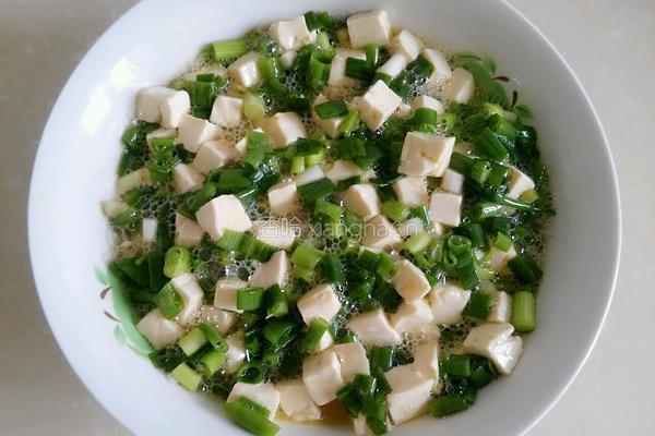 小香葱煎豆腐的做法图解11