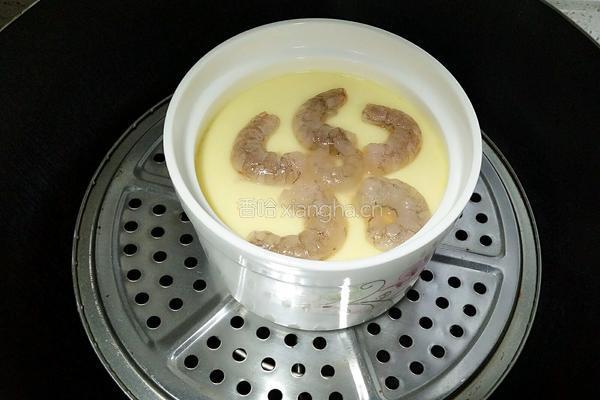 虾仁鸡蛋羹的做法图解9