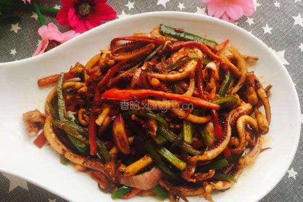 香辣鱿鱼须的做法图解7
