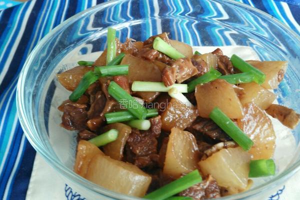萝卜炖牛腩的做法图解8