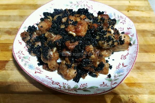 黑麻麻炸排骨的做法图解6