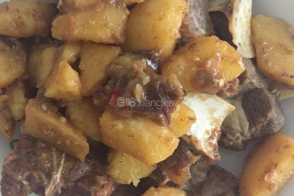 红烧土豆焖羊肉的做法图解3