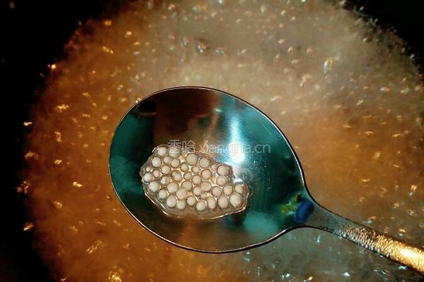 香蕉牛奶西米露的做法图解4