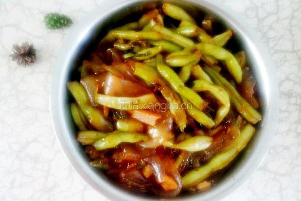 炖豆角土豆拉皮的做法图解11