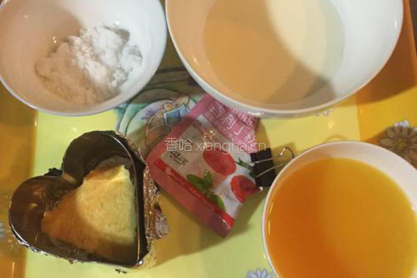 橙味慕斯小蛋糕的做法图解3