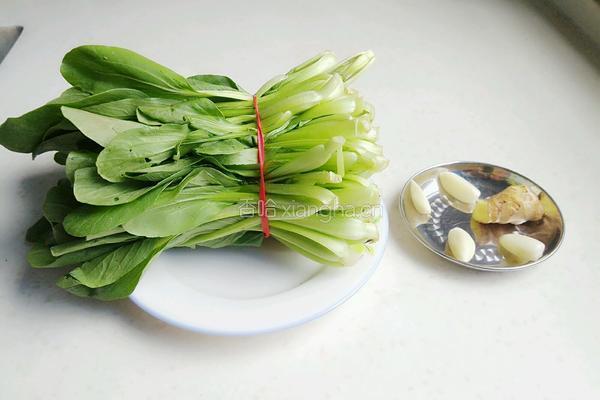 蒜蓉小青菜的做法图解1