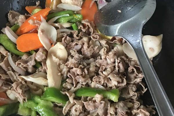 香辣三色羊肉卷的做法图解3