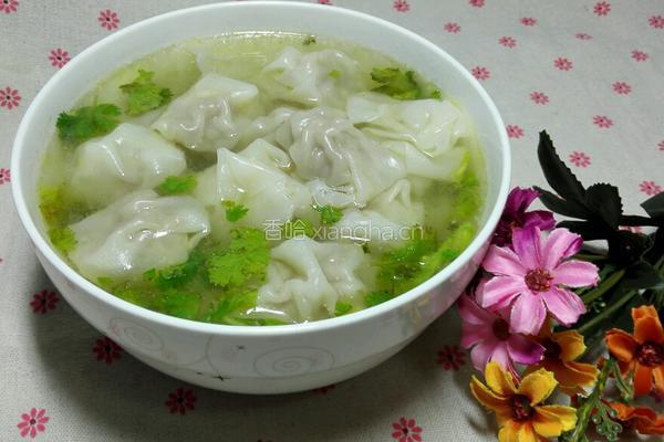 鸽子汤馄饨