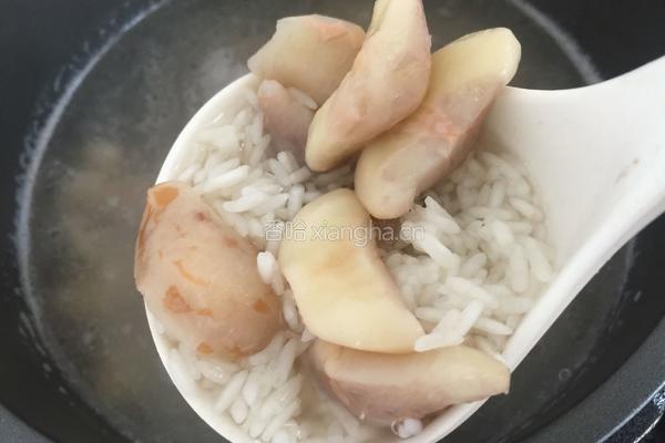 菱角排骨粥的做法图解7