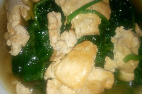 田菜焖豆腐的做法图解3