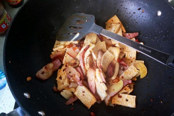 腊肉千页豆腐的做法图解6