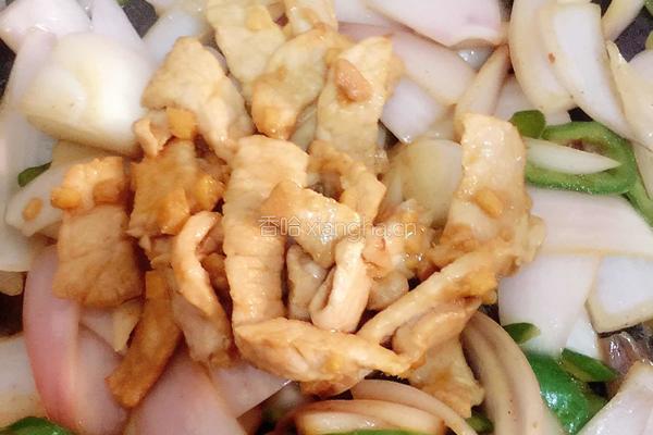 洋葱炒肉的做法图解10