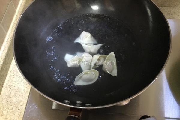 花生酱冷馄饨的做法图解2