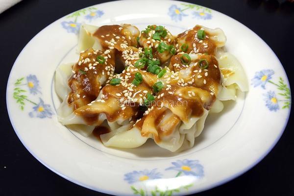 花生酱冷馄饨的做法图解7