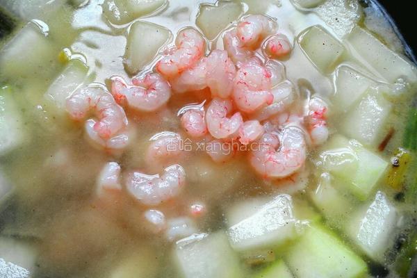 冬瓜虾仁烧豆腐的做法图解7