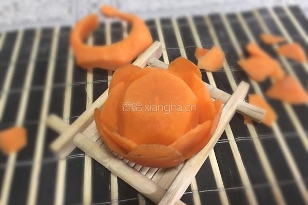 胡萝卜花的做法图解4