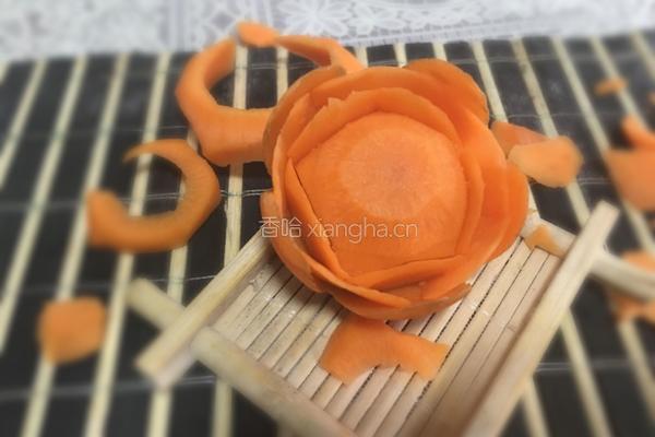 胡萝卜花的做法图解5