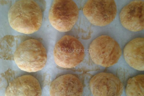 椰蓉核桃黑芝麻酥饼的做法图解6