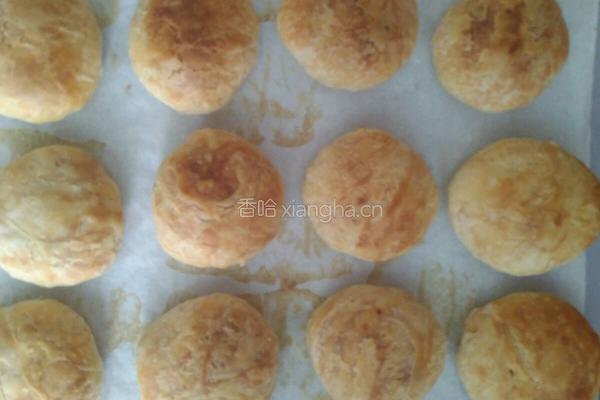 椰蓉核桃黑芝麻酥饼的做法图解7